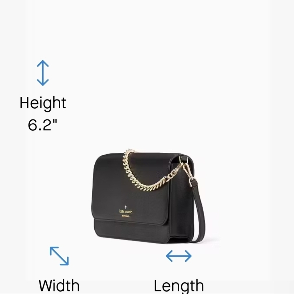 Kate Spade ♠️ New York MADISON MEDIUM FLAP CONVERTIBLE CROSSBODY *NEW* - Picture 5 of 11